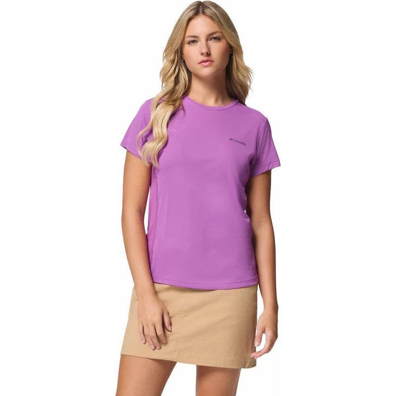 Columbia Zero Rules Light SS Crew Damen T-Shirt razzle