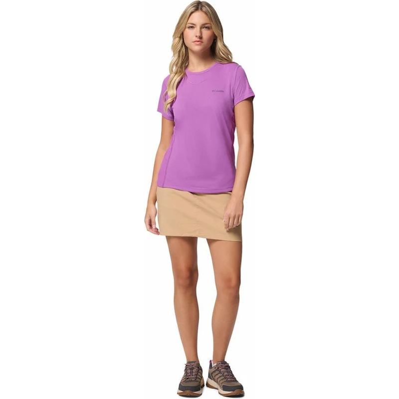 Columbia Zero Rules Light SS Crew Damen T-Shirt razzle