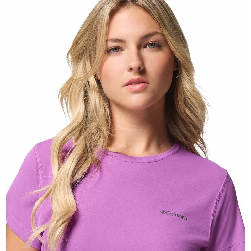 Columbia Zero Rules Light SS Crew Damen T-Shirt razzle