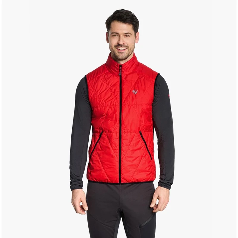 Ziener Nario-Z red Herren Weste