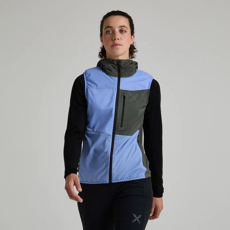TRACCIA OCTA HOODED VEST WOMAN