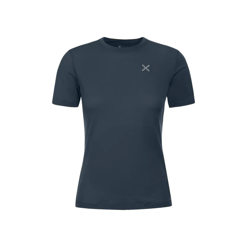 LOGO MERINO T-SHIRT WOMAN