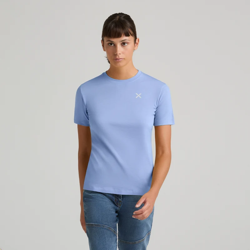 LOGO MERINO T-SHIRT WOMAN