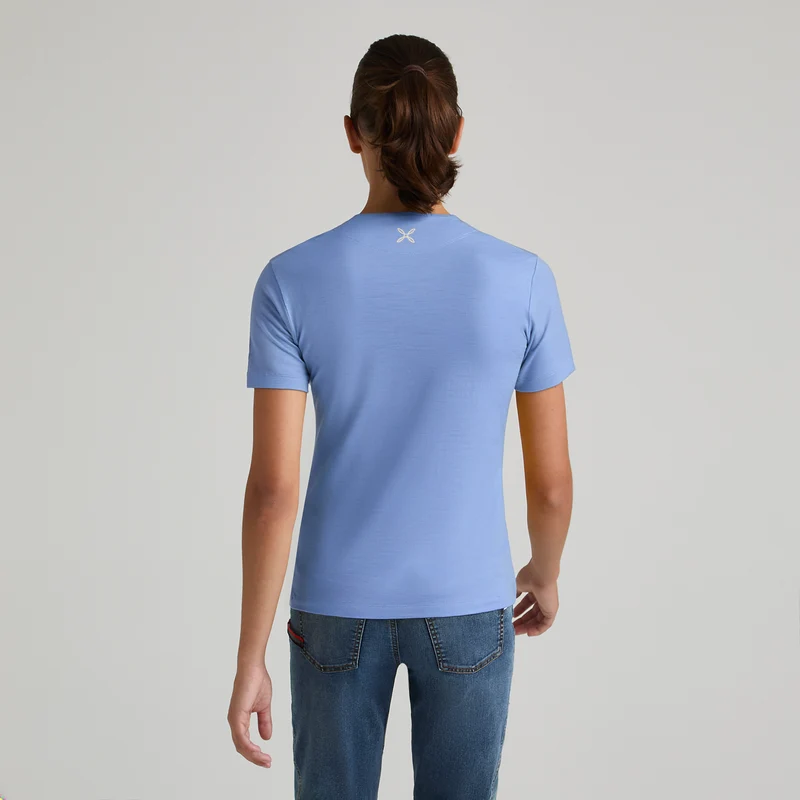 LOGO MERINO T-SHIRT WOMAN