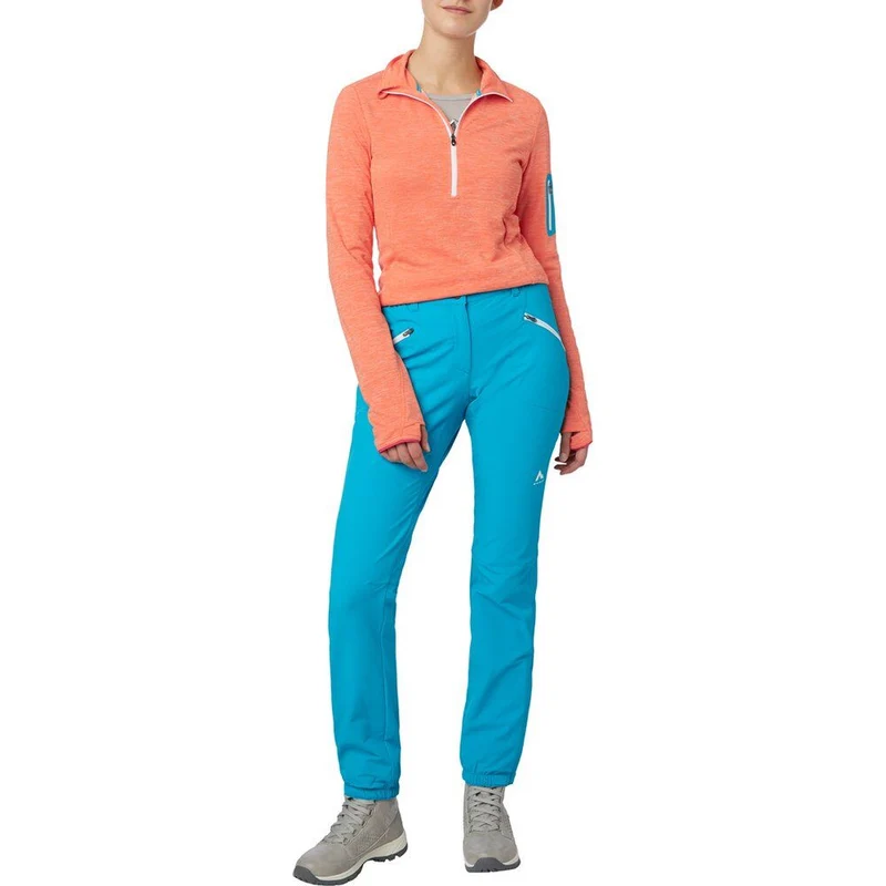 McKinley Damen Langarmshirt Tampo melange orange dark