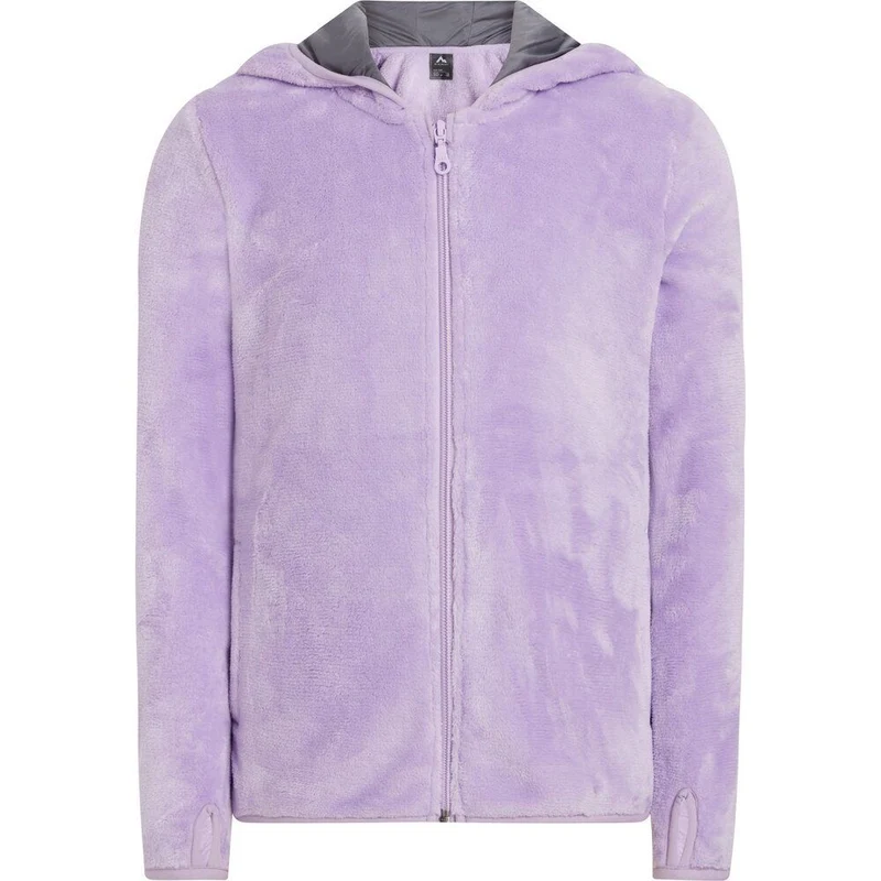 McKinley Kinder Fleecejacke Daisy G lilac black night
