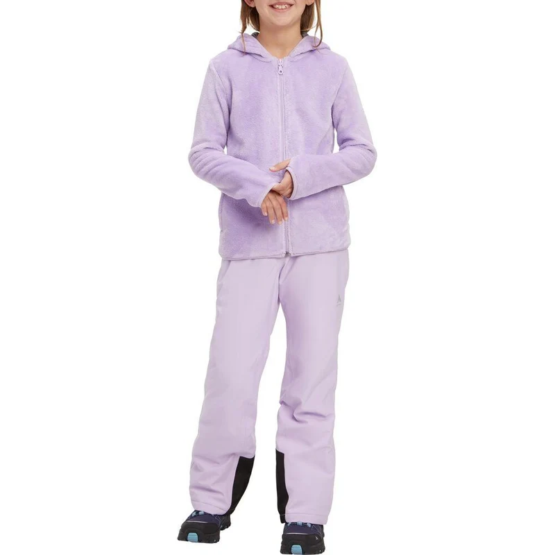 McKinley Kinder Fleecejacke Daisy G lilac black night
