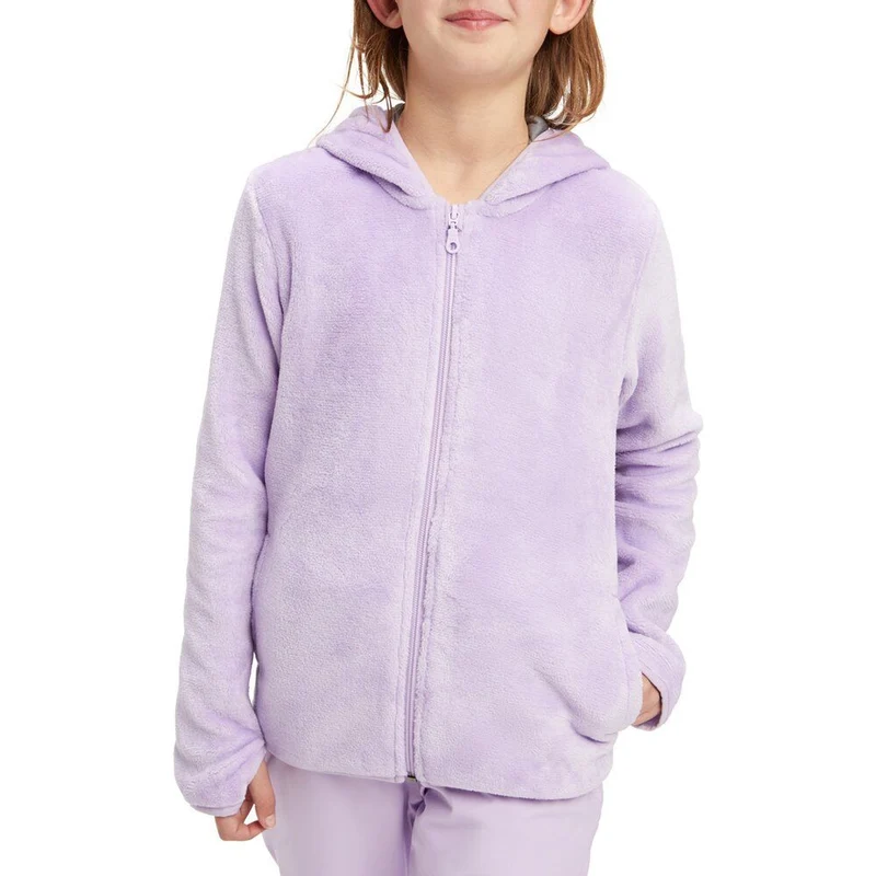 McKinley Kinder Fleecejacke Daisy G lilac black night
