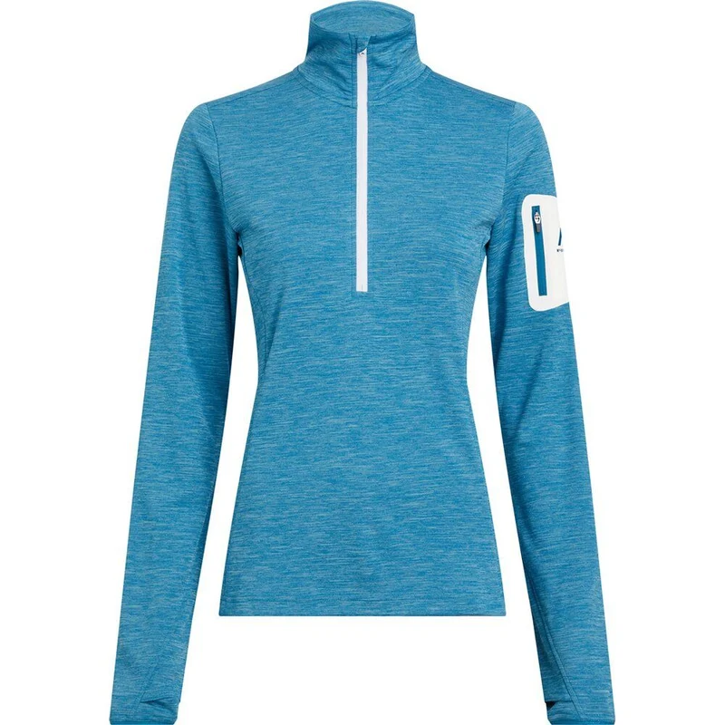 McKinley Damen Langarmshirt Tampo 914 melange blue pet