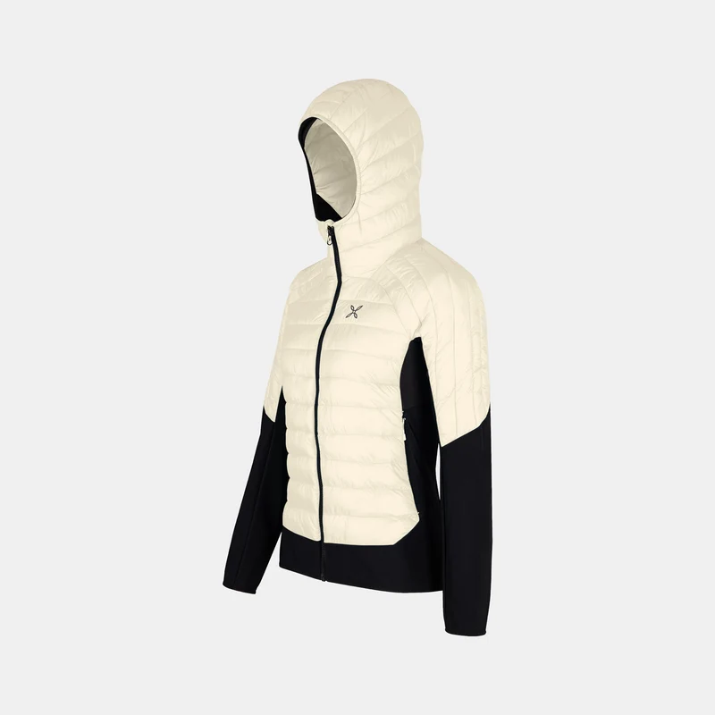 PEAK HYBRID HOODED JACKET WOM.