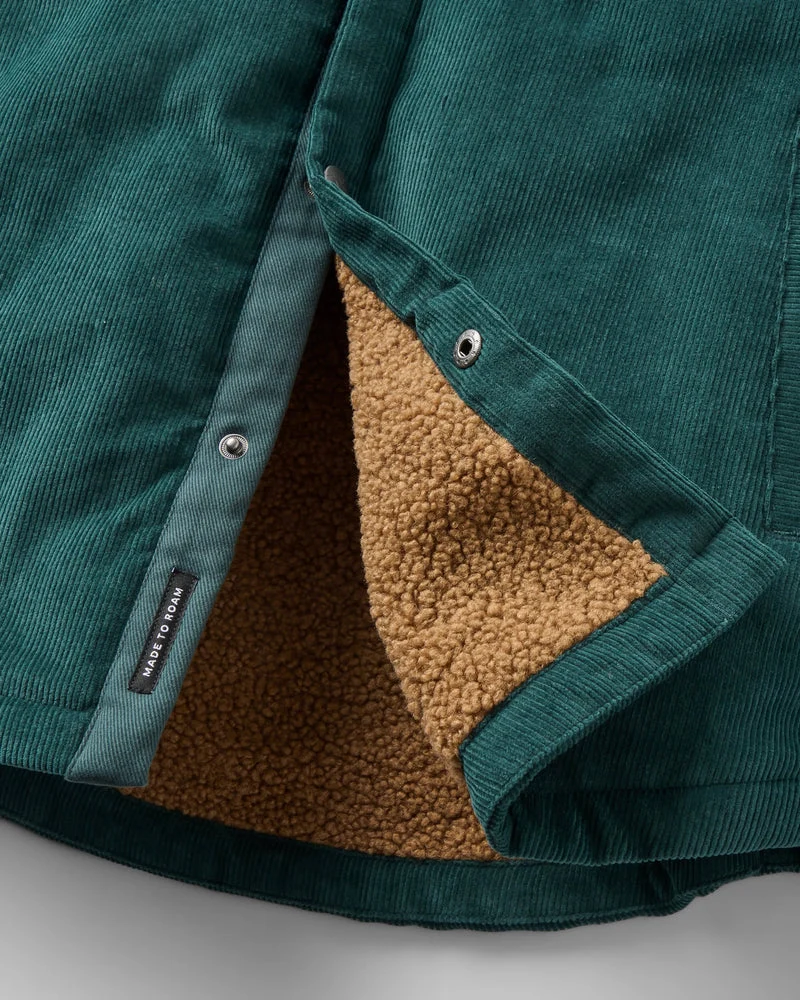 Kodiak Sherpa Lined Cord Overshirt
