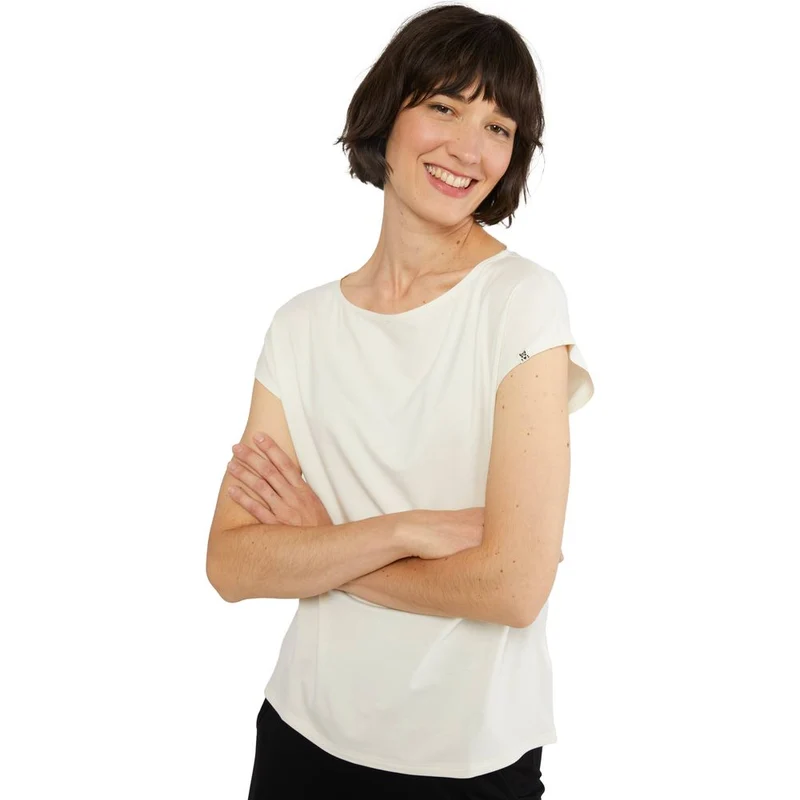 Blutsgeschwister Breezy Flowgirl Damen T-Shirt my lily white