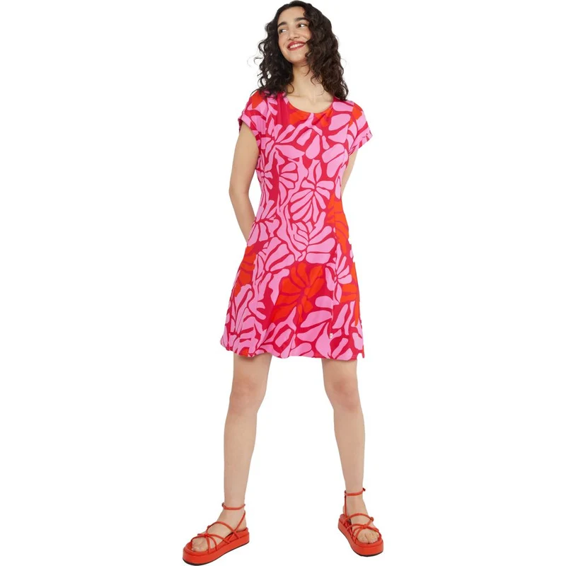 Blutsgeschwister Go, Odette Damen Kleid oh leaf