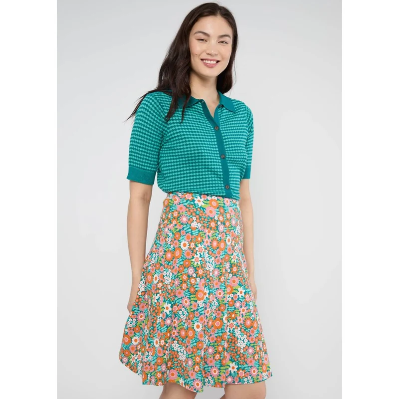 Blutsgeschwister Frischluft Damen Rock flower flow