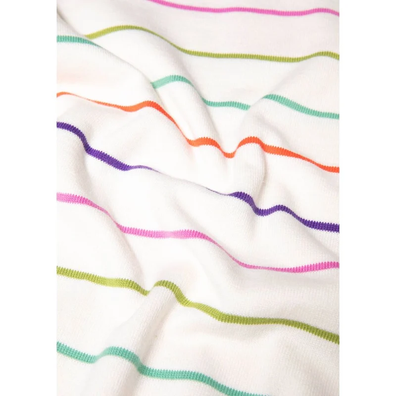 Blutsgeschwister Pretty Preppy Damen T-Shirt rainbow ribbons stripes