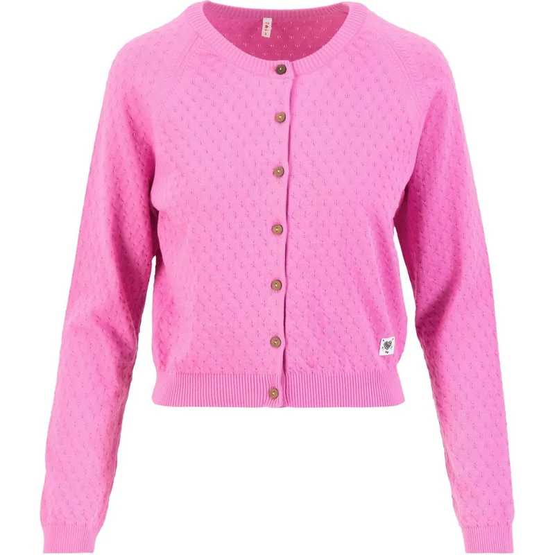 Blutsgeschwister Sweet Knit Damen Strickjacke mega magenta