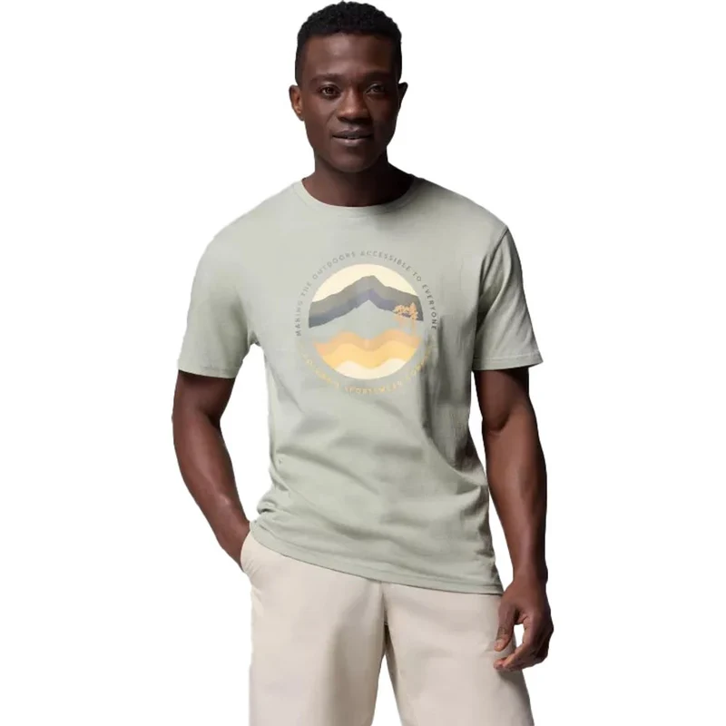 Columbia Path Lake Graphic II Herren T-Shirt safari circular linescape
