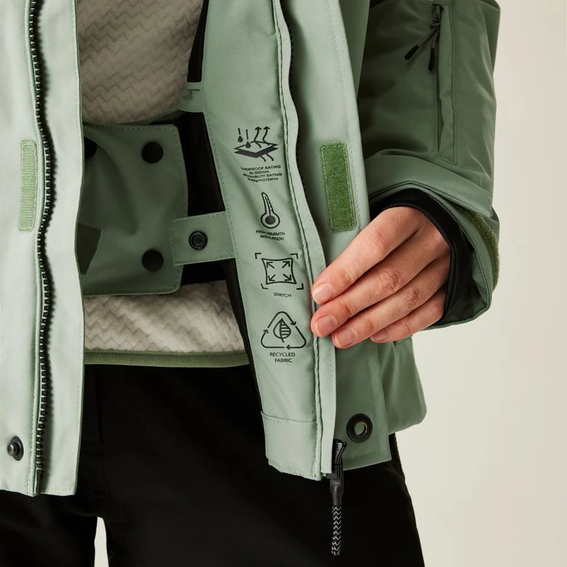 Dare2B Ski Life Jacke Damen Skijacke glaciergreen