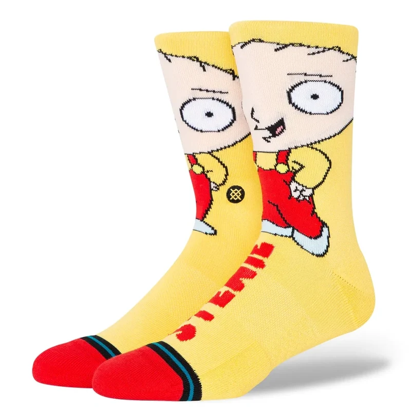 Stance Stewie Crew Sock Yellow