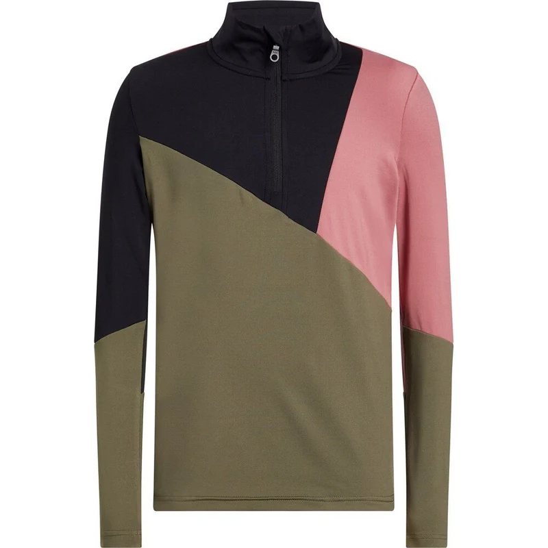 McKinley Kinder Funktionsshirt Ikay II olive dark black nig