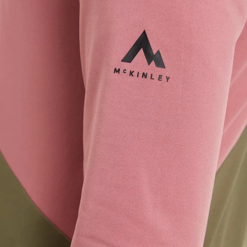 McKinley Kinder Funktionsshirt Ikay II olive dark black nig