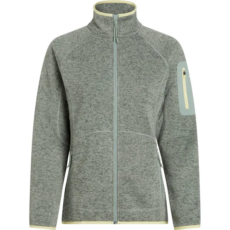 McKinley Damen Fleecejacke Skeena melange green smoke
