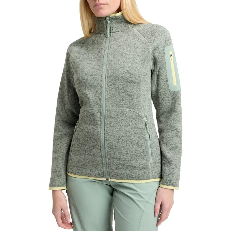 McKinley Damen Fleecejacke Skeena melange green smoke