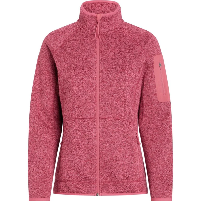 McKinley Damen Fleecejacke Skeena melange red
