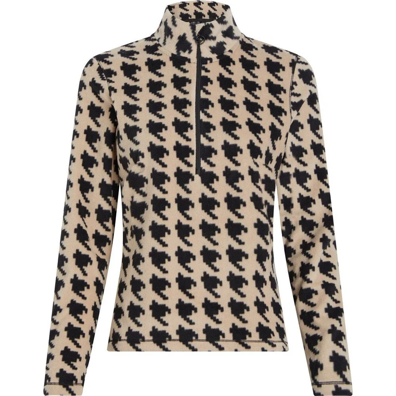 McKinley Damen Fleecepullover Dora II aop brown smoke