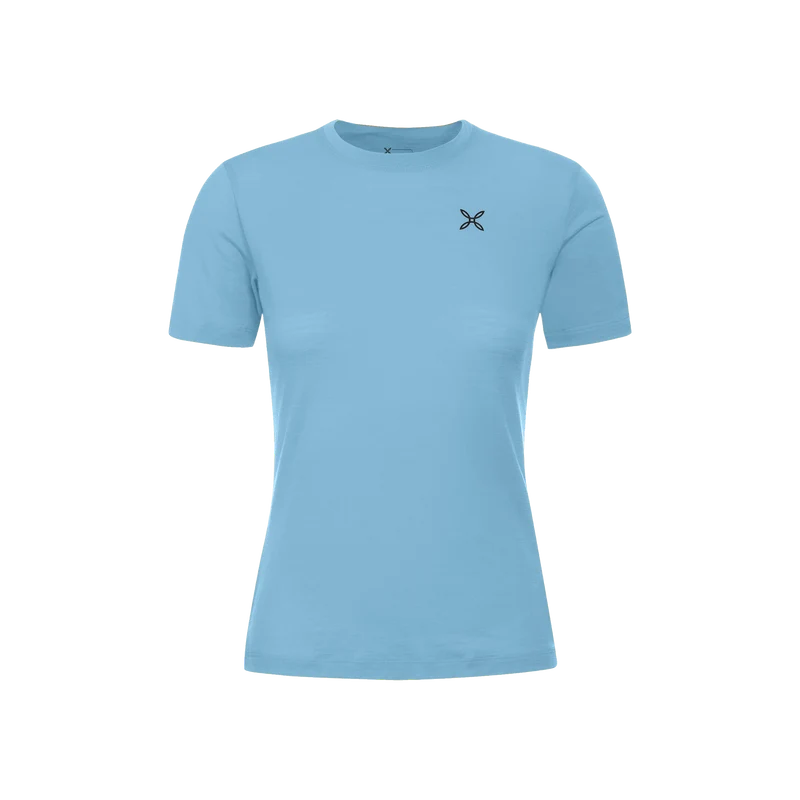 LOGO MERINO T-SHIRT WOMAN
