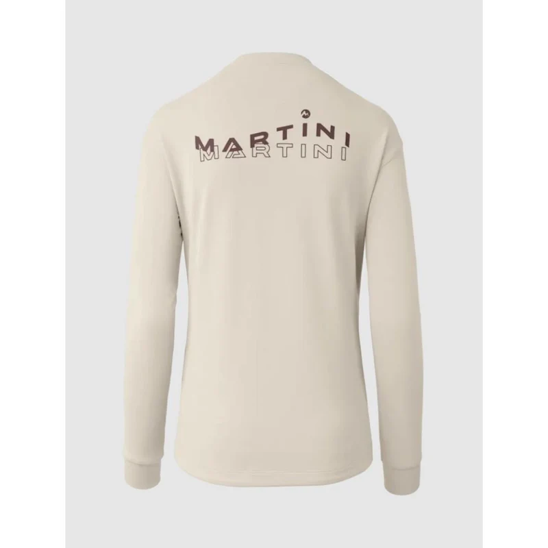 Martini Alpmate Roots ML Crew Neck off white clay Damen Longsleeve