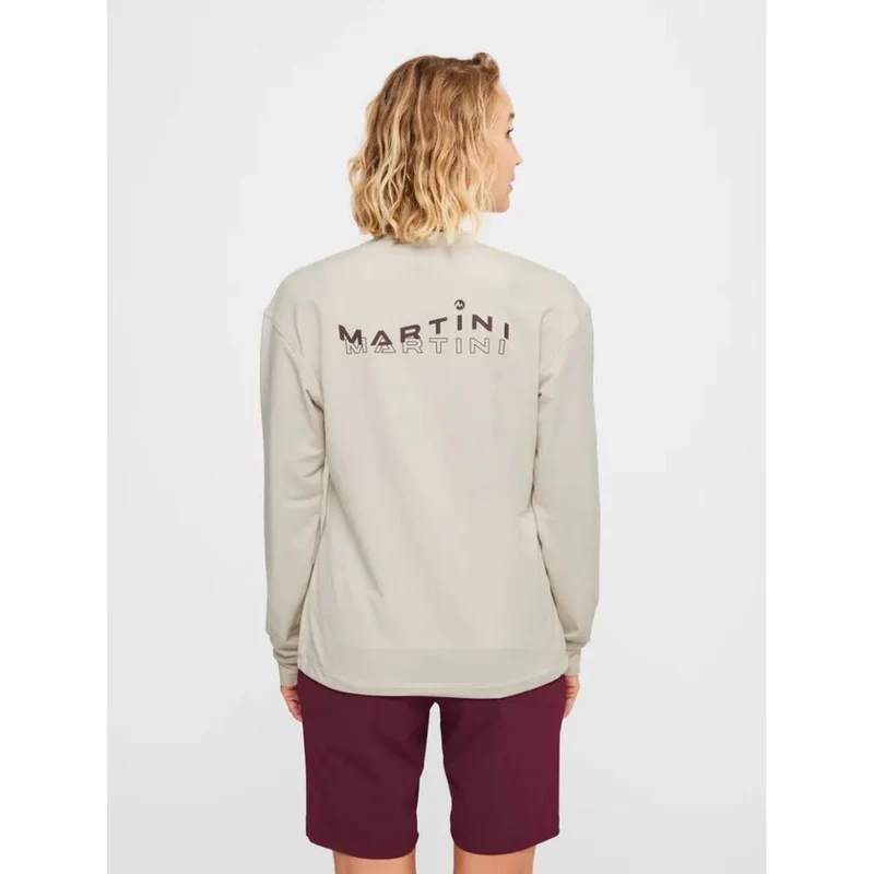 Martini Alpmate Roots ML Crew Neck off white clay Damen Longsleeve