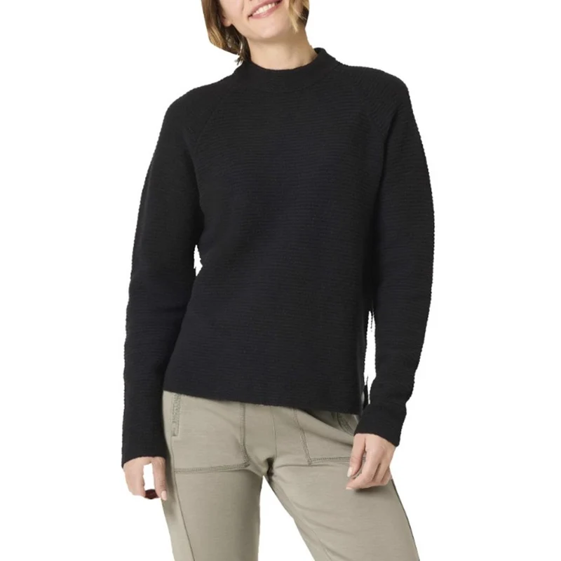Timezone Sporty Raglan Pullover black Damen