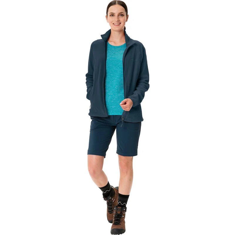 Vaude Muster WO Rosemoor II Damen Fleecejacke dark sea