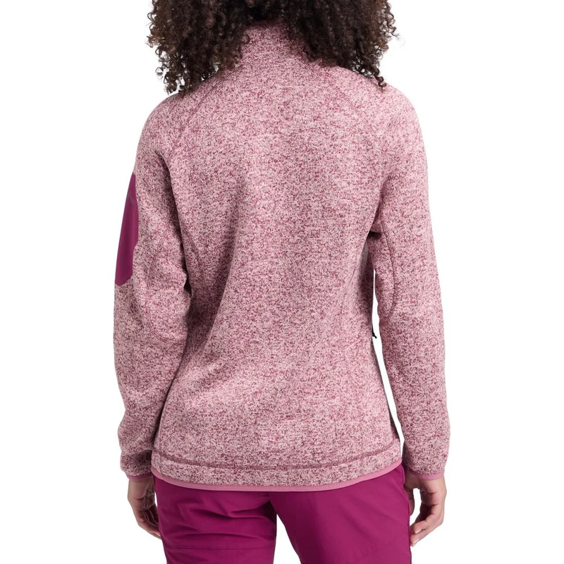 McKinley Damen Fleecejacke Skeena melange red wine