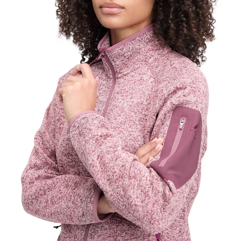 McKinley Damen Fleecejacke Skeena melange red wine