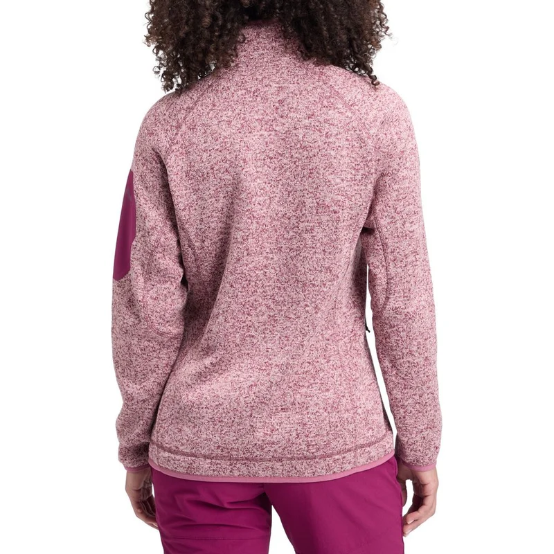 McKinley Damen Fleecejacke Skeena melange red wine