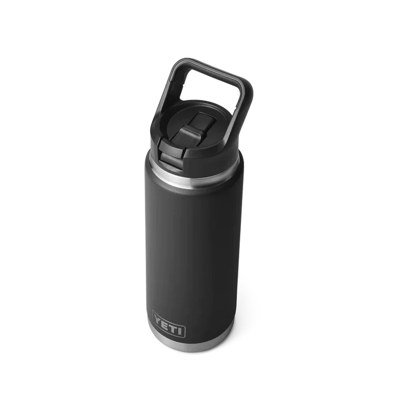 Yeti Rambler 26 oz Tumbler Straw Lid Black