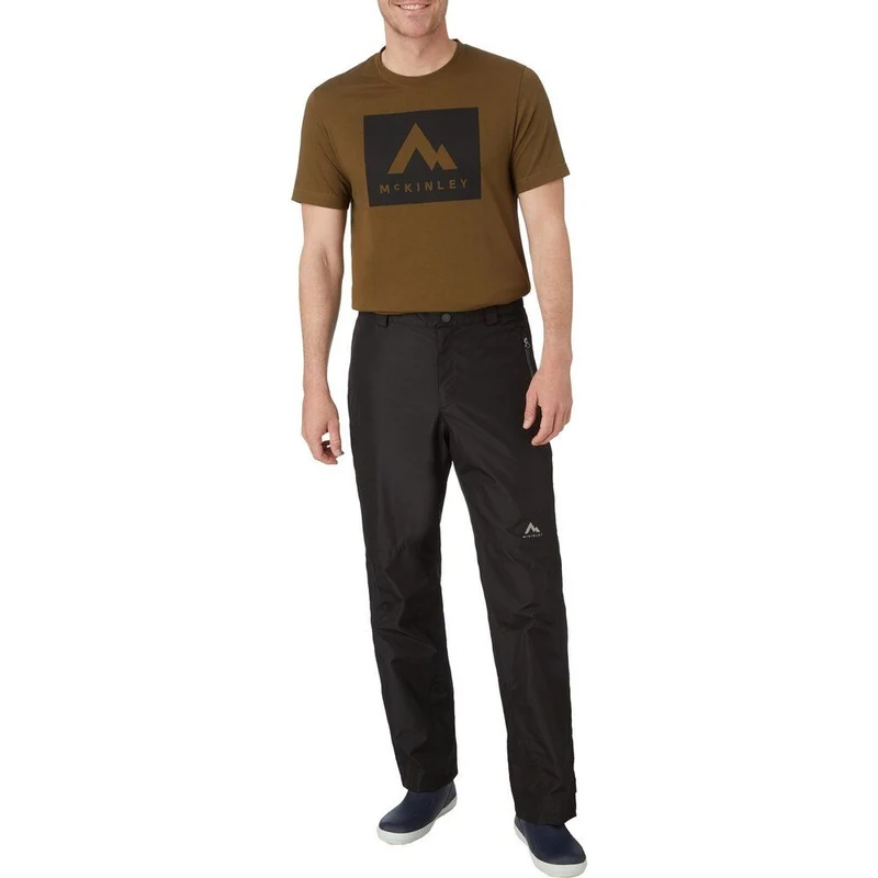 McKinley Herren Regenhose Carlow II UX Kurzgröße Ide black