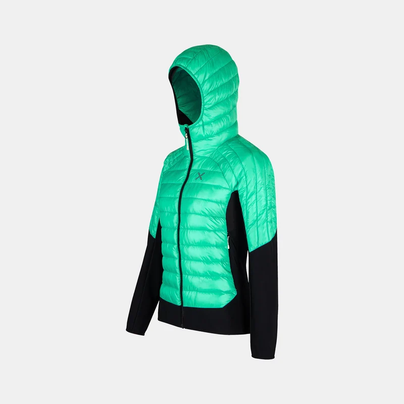 PEAK HYBRID HOODED JACKET WOM.