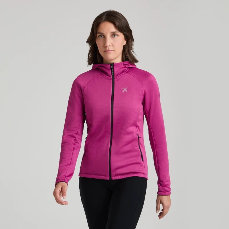 FADIS GRID HOODED MAGLIA WOMAN
