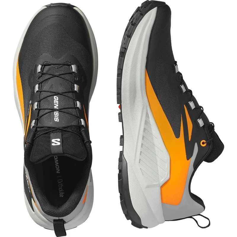 Salomon Shoe Genesis GTX Herren Trailrunningschuh black turmeric alloy