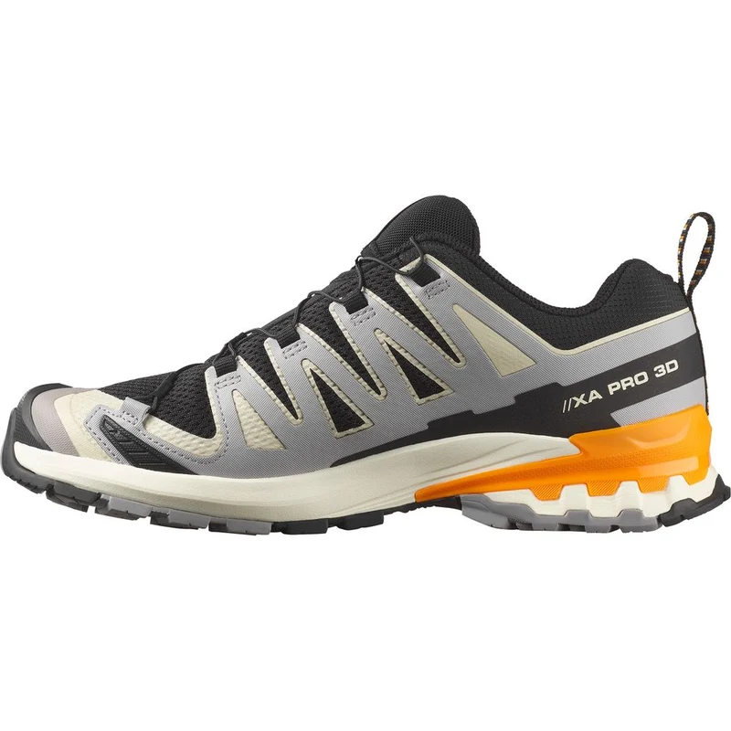 Salomon Shoes XA Pro 3D V9 Herren Trailrunningschuh black gull turmeric