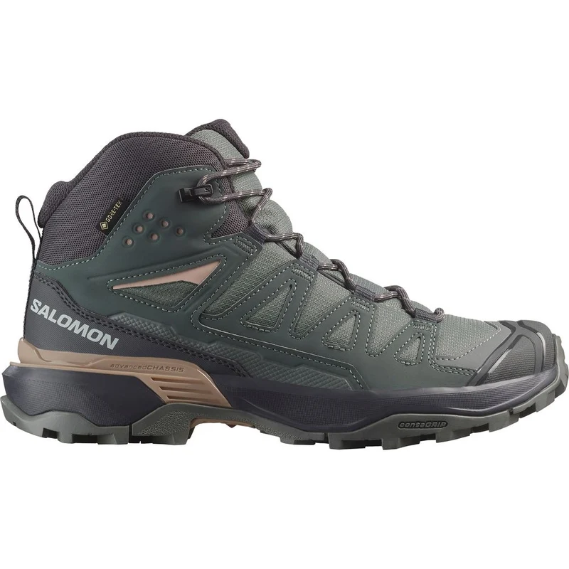 Salomon Shoes X Ultra 360 Mid GTX W Damen Wanderschuh sedona sage urban chic etherea