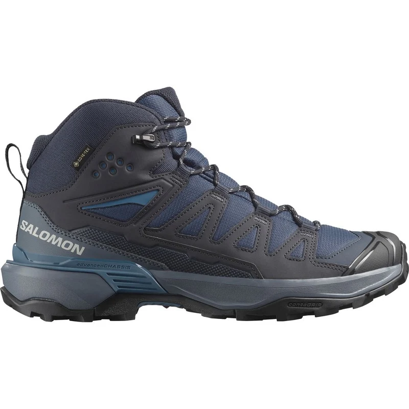 Salomon Shoes X Ultra 360 Mid GTX Herren Wanderschuh blue nights dark navy dark blue