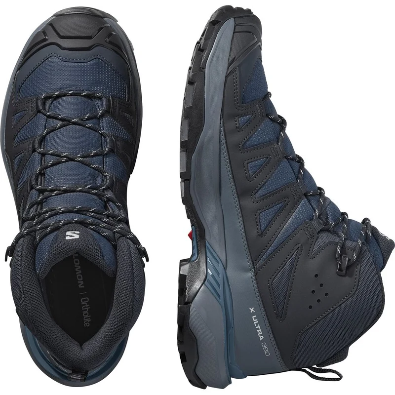 Salomon Shoes X Ultra 360 Mid GTX Herren Wanderschuh blue nights dark navy dark blue