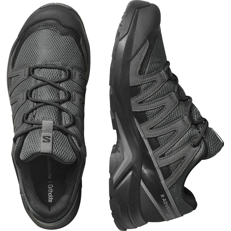 Salomon Shoes X-Adventure Recon GTX Herren Wanderschuh asphalt castlerock black