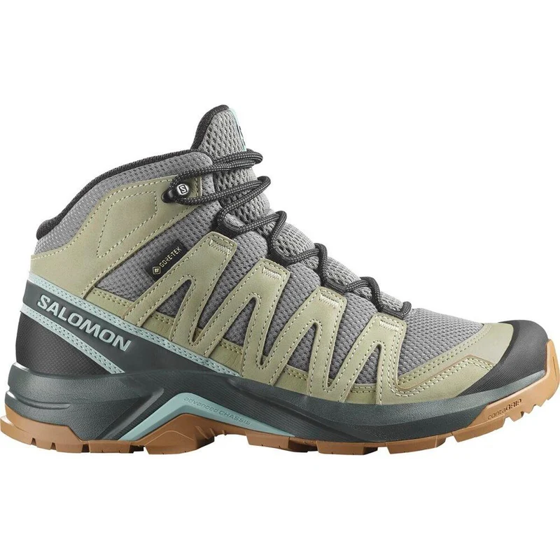 Salomon Shoes X-Adventure Recon Mid GTX W Damen Bergschuh sedona sage seagrass tourmaline