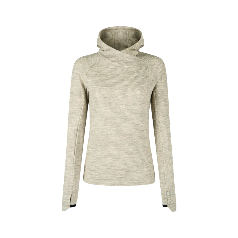 VERSANTE MERINO HOOD.L/S TEE W