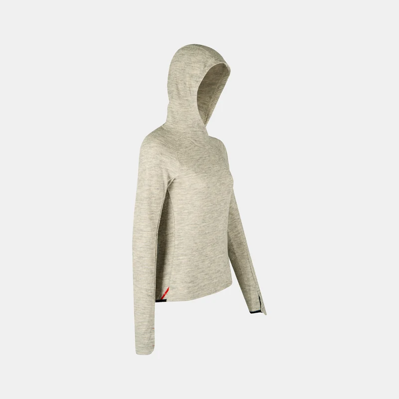 VERSANTE MERINO HOOD.L/S TEE W